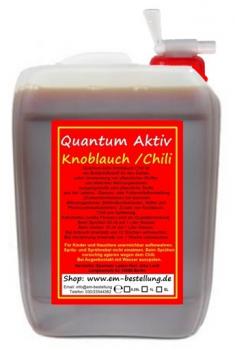 Knoblauch Chili Extrakt | 5 Liter | Effektive Mikroorganismen | + Dosierhahn Basic
