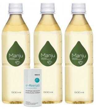 Manju 1.5 Liter und EM Salz von Emiko 200g streufähig