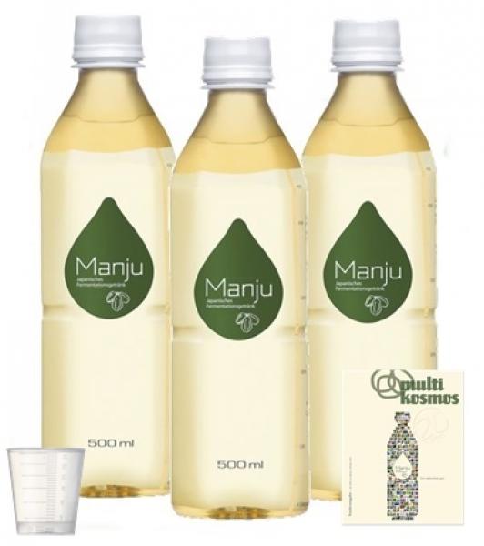 Manju Fermentationsgetränk 3x500ml