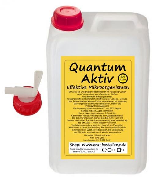 EM Aktiv | 3 Liter | Mit Dosierhahn | Effektive Mikroorganismen