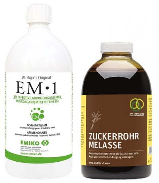EM1 von Emiko 1L | Zuckerrohr Melasse 1L von Multikraft