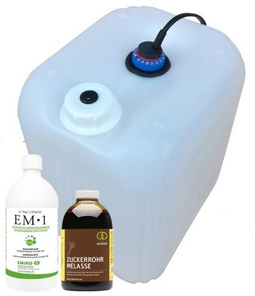 Fermenter 10 Liter | EMa Herstellung | Set mit EM1 Urlösung