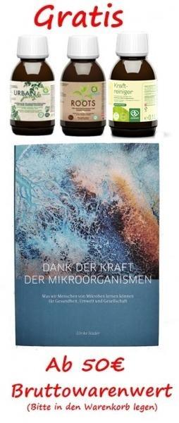 Gratis ab 50€ Bruttowarenwert | 1 Buch | Kraftreiniger 100ml | Roots 100ml | Urban Jungle 100ml